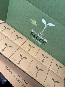 raw garden sauce all in one disposable carts
