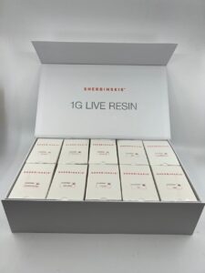 sherbinskis 1g live resin disposable