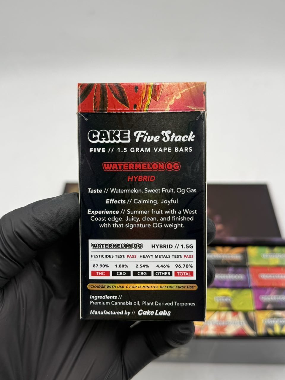 og cake black xxx label 1.5g disposable