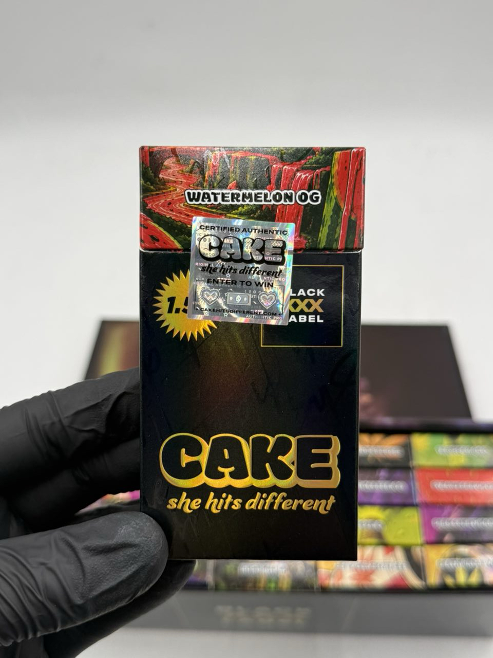 og cake black xxx label 1.5g disposable